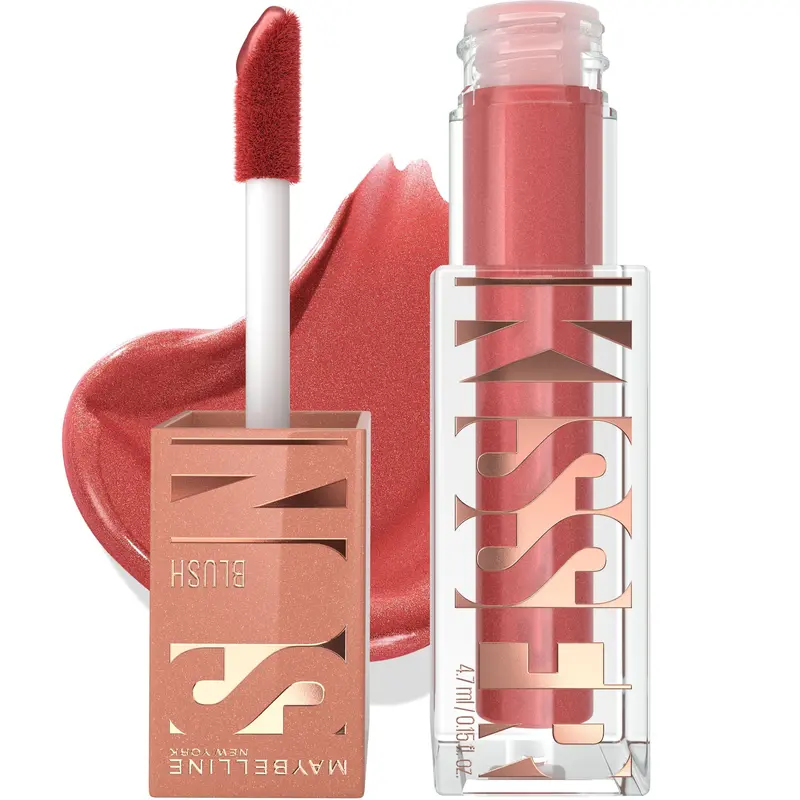Sunkisser Multi-Use Liquid Blush and Bronzer, Blendable, Longwear, Glowy Make Up, Maybelline New York