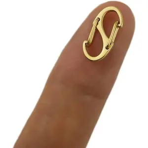 3 count Double Lobster Clasp Extender Necklace Connector Bracelet Extension, Double Opening Clasp for DIY  Making (0.55in, )