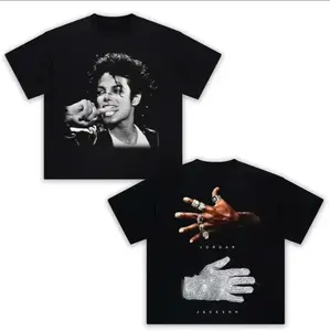 MICHAEL JACKSON Adults and Youth T-Shirt, Hip-hop Music Shirt, Vintage Graphic Rap Tee, King Of Pop Gift for Fans Womenswear Top
