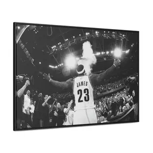 Lebron James Poster, Black and White Photography,  Poster, Man Cave Wall Art, Trendy Wall Art, Aesthetic Room Decor, Large Art