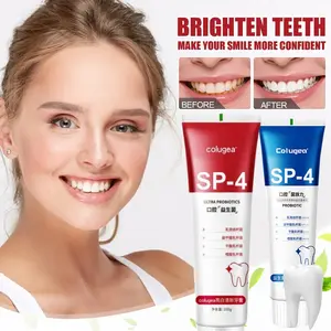 Sale!! 100g Probiotic Toothpaste SP-4 Tooth Whitening Stain Removal Breath Refreshing Toothpaste Hygiene Clean Oral Care Dental Health
