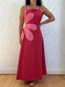 Petal Pop Cutout Midi