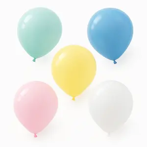 Pastel Mini Latex Balloons, Assorted Colors, 5-Inch, 50-Pack