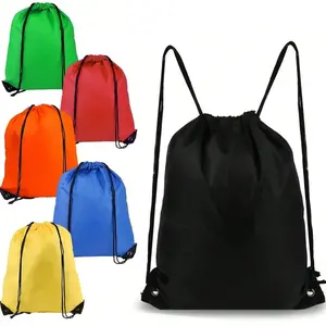 Drawstring Athlete Backpack Nylon Sports Bag, Multifunctional Sports Bag, Gym Bag, Ideal for Travel Yoga Fitness Outdoor Camping Hiking Beach Activities, Versatile and Durable