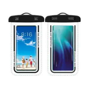 19x10.8cm Large Waterproof Phone Pouch Floating Dry Bag with Lanyard for All Phones Under 9.45"  Case for iPhone 17 16 15 14 13 Pro Max Samsung S25 S24 Ultra Swimming Snorkeling Beach Kayaking Touchscreen Compatible 30m Underwater