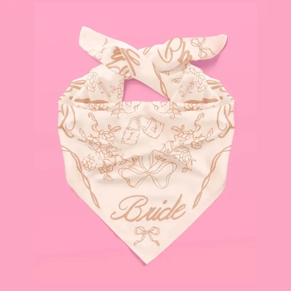 Tan Bride Head Scarf