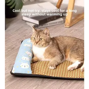 Cat and dog beds, summer pet cooling mats, dog beds, pet supplies, dog beds for small and medium-sized dogs, sleeping mats