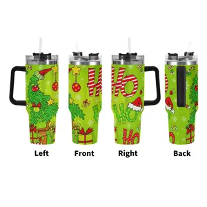 40oz Stainless Steel Travel Mug with Lid & Handle, Portable Coffee Cup for Hunting, Outdoor, Car Use, Ideal Gift for Women