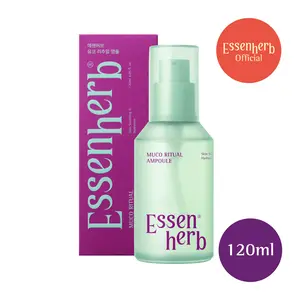 Muco Ritual Ampoule – Korean Vegan Skincare Facial Serum with Aloe Polysaccharides – Lightweight Hydrating Ampoule for Delicate, Dry & Visibly Stressed Skin – 4.05 fl oz (120ml)