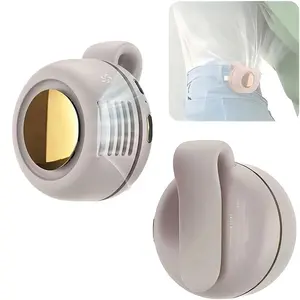 Portable Silent Mini Bladeless Electric Fan ,Rotating Body and Three-speed Adjustable Silent Cooling, Clip-on Fan, Waist-mounted Fan,3-Speed Wearable Waist & Phone Cooler, Suitable for Outdoor Travel and Office Use, Summer Gift