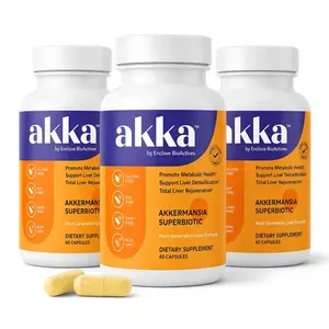 3pack AKKA - Akkermansia Probiotic Liver Cleanse Detox & Repair - Liver Health Supplement for Energy
