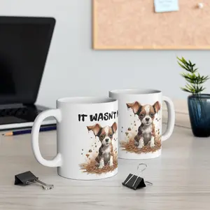 Naughty Puppy Ceramic Mug 11oz coffee  cup great gift mom mug unique birthday father day mother christmas romantic gift unique mug ceramic drinkware novelty Bamboo Lids new dad latte cup ceramic  mug pot humor mug