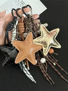 Korean Luxury Star Bag Charm Keychain Pendant, Creative Design Accessory for Bags and Backpacks, Perfect Gift for All Seasons, Charms for Bags
