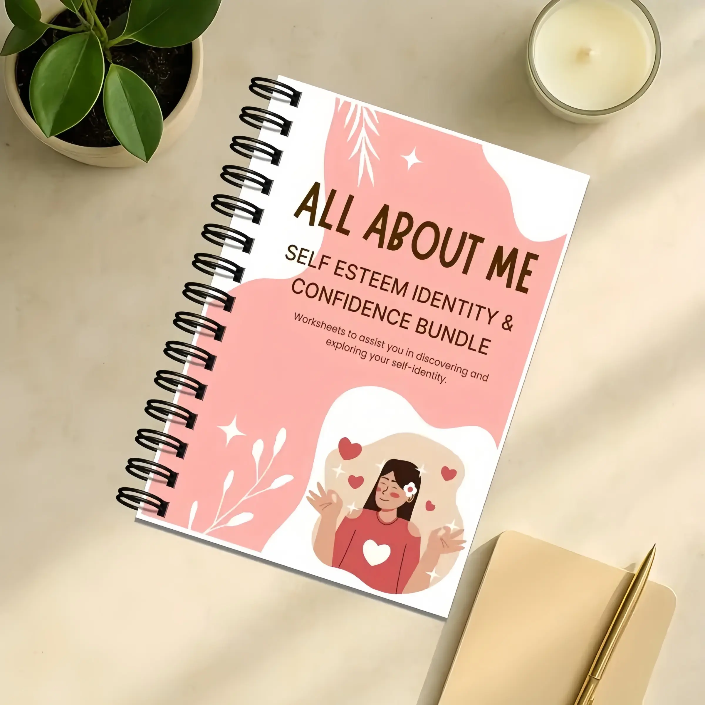 Journaling Identity My Self-Esteem and Self-Confidence Workbook-Self-Worth, Identity ...