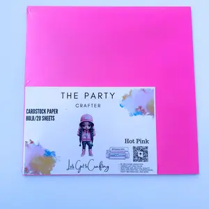 Hot Pink Cardstock – 80lb, 20 Sheets, 12 x 12