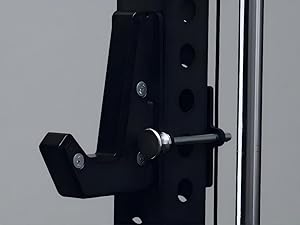 Mikolo Anubis-2.0 Smith Machine, 2000LBS Power Cage with LAT Pulldown&Cable Crossover, Multi-Function Trainer with Aluminum Pulley System for Fitness Home Gym