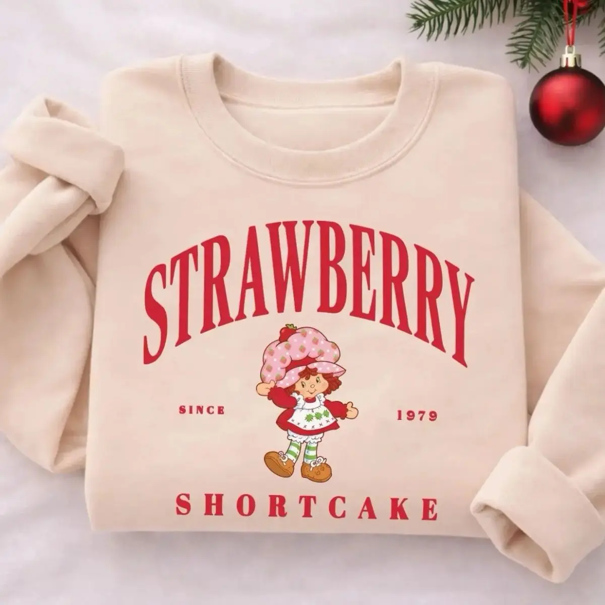 Strawberry Shortcake Very Berry Holiday T-Shirt Sweatshirt Hoodie, Vintage Cute Cartoon Tee, Strawberry Girl Graphic, Gift For Her, Unisex Sweater Pullover Tee