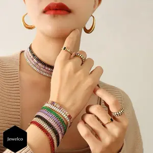 Aurora Luxe 18K Gold Plated Zirconia Bracelet