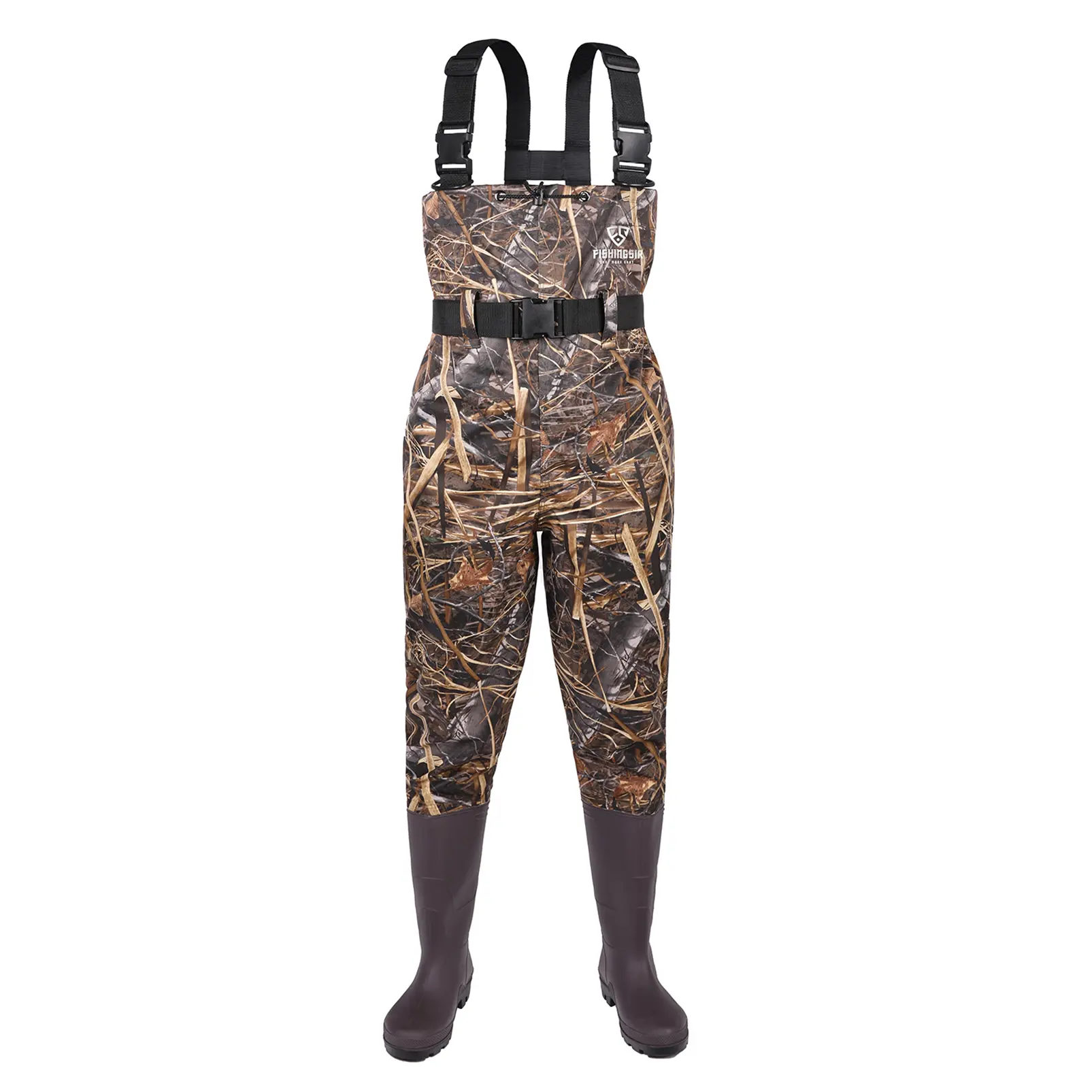 HISEA Waterproof Chest Waders with Boots, 2-Ply Fishing & Hunting Waders with Pocket & Free Boot Hanger for Men HISEA Waterproof Chest Waders with Boots, 2-Ply Fishing & Hunting Waders with Pocket & Free Boot Hanger for Men