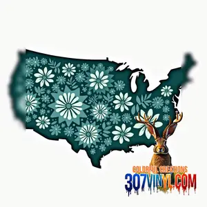 Teal USA Clear Cast Vinyl 4 x 4