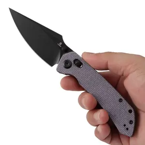 【Tenable】 Fenrir Lite | Cross Bar Lock | G10/Micarta with American Flag Handle | 3.48" Blackwashed/Stonewashed/Rose Gold Nitro-V | Sparrow Knife Design | T1034Series