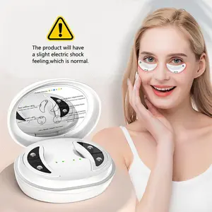 Electric Eye Massage Device with Micro-Current and Light, Reduce Dark Circles and Eye Bags, Type-C Charging Eye Beauty Artifact, Facial Beauty Instrument