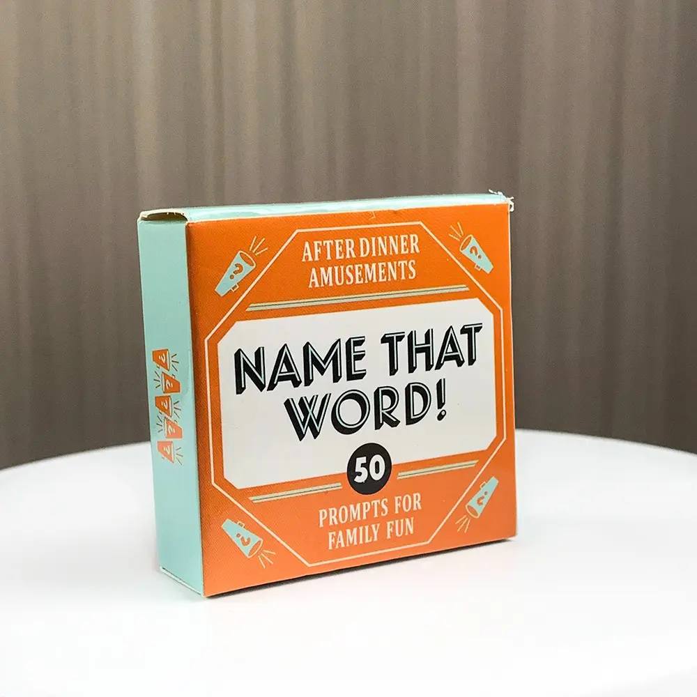 Family Interactive Game with 50 Fun Clues, Themed Card Game, Blue Design Card Material, Perfect for Family Gatherings, Casual Card Games, Party Card Game, Party Cards Game