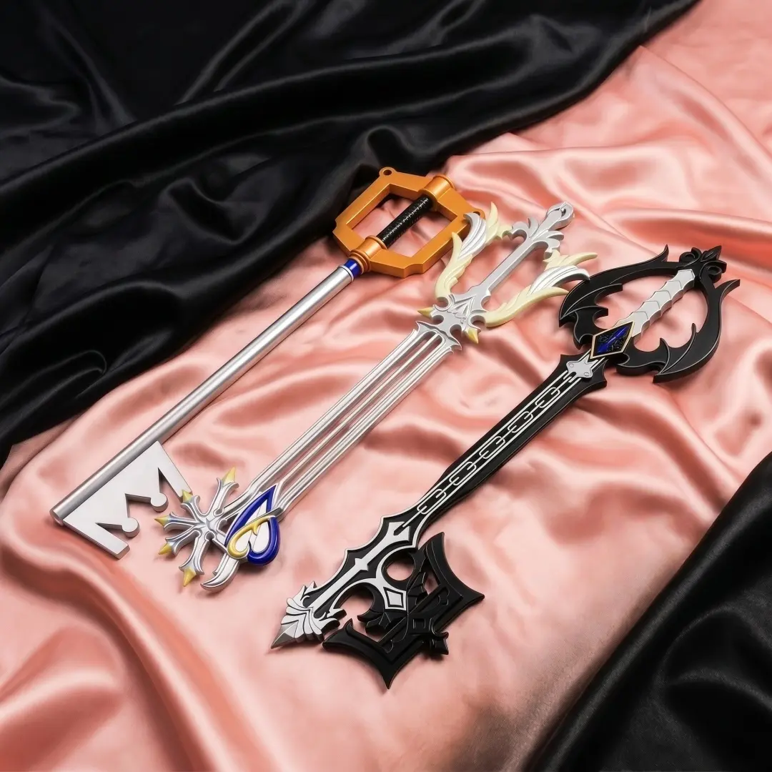 86cm 33inch PU Key Action Figurine Large Anime Cosplay Prop Accessories Long Real Size Japanese Original Figure Model Decoration Anime Collection Gift