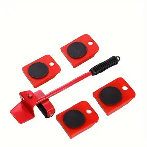 Furniture Moving System, No Charging Required, Battery-Free, Includes Hardware Moving Tools, 5-Piece Lift Tool Kit