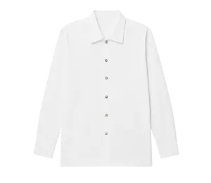 Long Sleeve White Guayabera