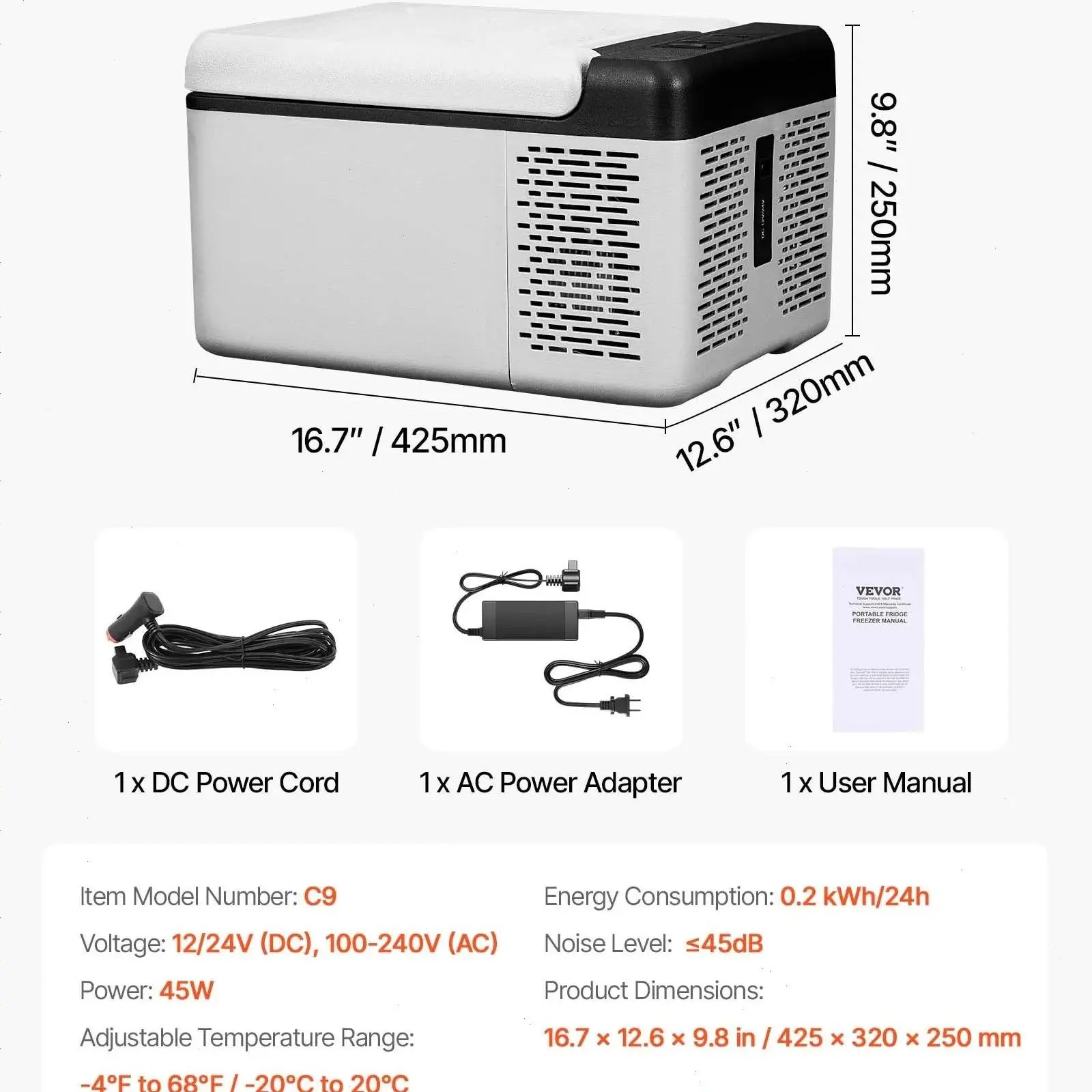 10QT/9L USB Charger & Single Zone