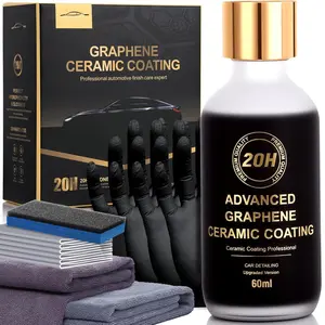 20H  Graphene Ceramic Coating for ,  &  - Self-Cleaning Effect, Ultra-High Gloss, Long-Term Protection (60mL) -  Detailing Kit