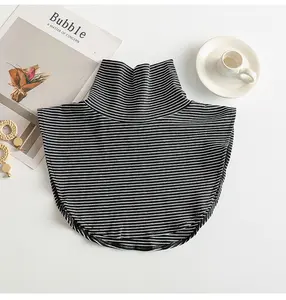 New Women's Detachable Collar Simulated Collar for Decoding Dickey Collars Shirt, Turtleneck Dickey Extra Large Fake Collar Detachable Dickey Collar Half Mock Turtleneck for Men Women