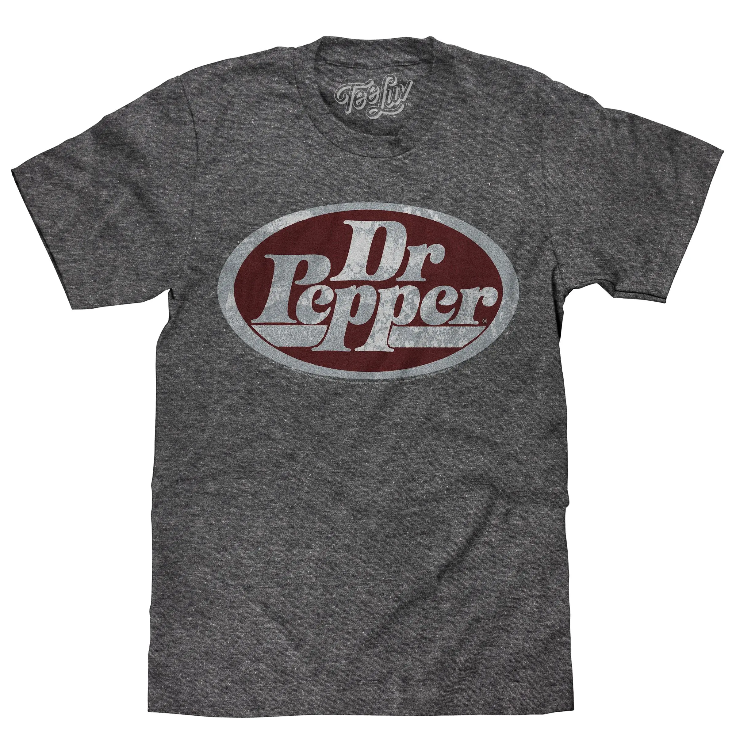 Dr Pepper Oval Logo T-Shirt - Gray