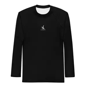 Control Theory Men's Long Sleeve Compression Shirt for Calisthenics Athletes Moisture-Wicking Fabric 75% Recycled Polyester 25% Elastane Soft Four-Way Stretch