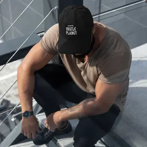 Hustle Planet Distressed Dad Hat