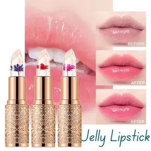 Red Flower Balm pH Lip Balm Color Changing Lipstick Tinted Vegan Cruelty Free Hydrate Plump Sheer Pink Lipstick with Vanilla Scent Long Lasting Transfer Resistant Formula