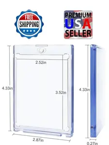 35PT Magnetic Card Holders – Ultra‑Clear One‑Touch Cases for Standard Trading Cards