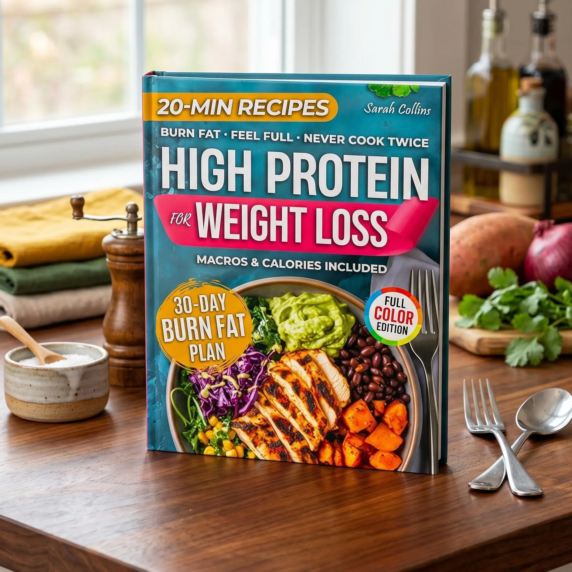 High Protein Cookbook Made Easy Recipe Book: 101 Simple Homemade ...