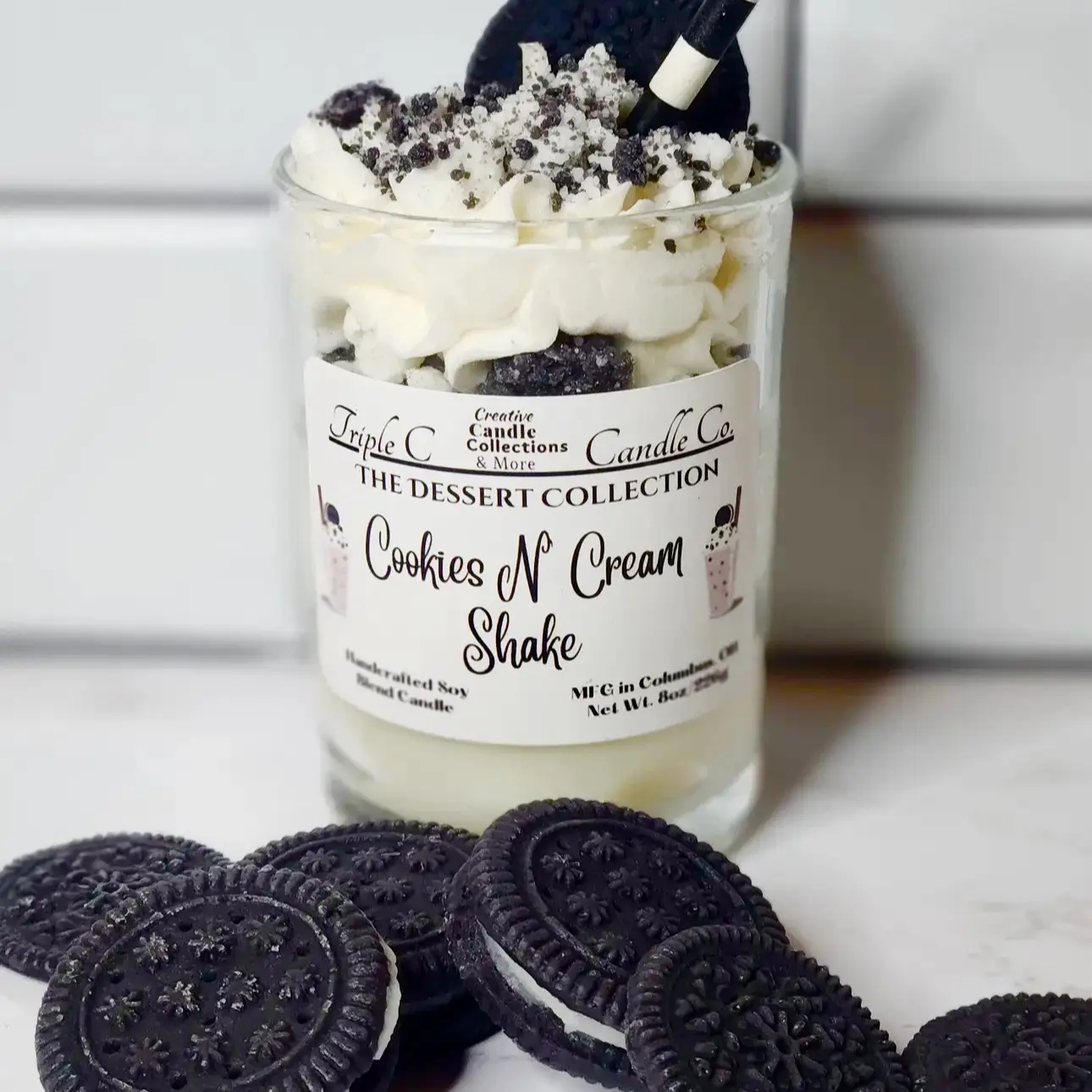 Cookies N Cream Shake Candle Decor Fragrance