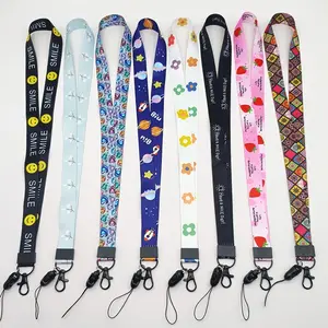 Neck Hanging Strap, Decorative Hanging Rope, Phone Hanging Strap, ID Card Holder, Smiley Face Design, Versatile Accessory, Phone Lanyard