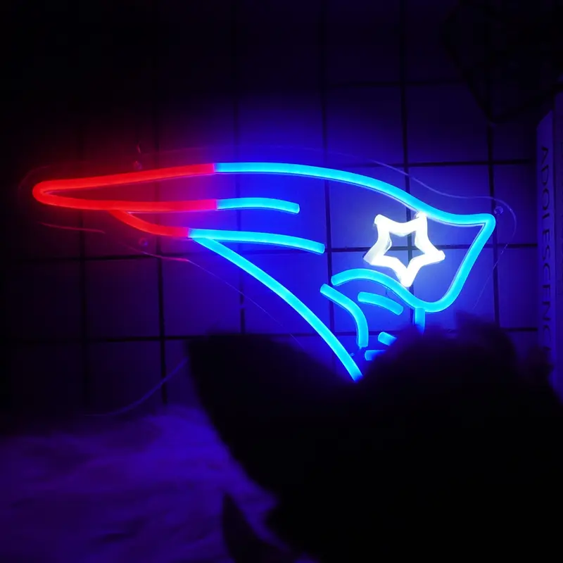 Football Neon Sign for Wall Decor, Football Neon Light for Man Cave, Birthday Gifts for Men, Team Sign for Bar Dorm Party Game Room Decoration