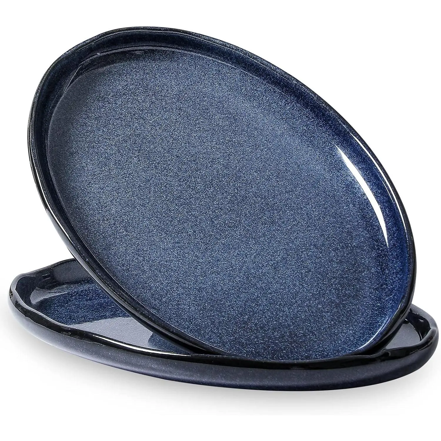 Serving Platter Ceramic Tray Plates  Oval 14.5 Inch Porcelain Dinner Plates Long Serving Dish Set Entertaining Party Restaurant  Meat Sushi Fish Turkey Platter