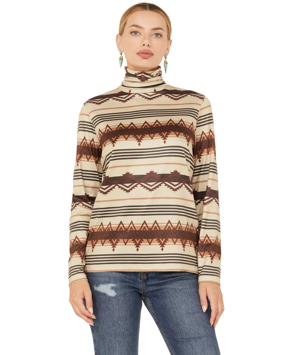 Tasha Polizzi Women's Women'S Zuri Southwestern Print Long Sleeve - 361129