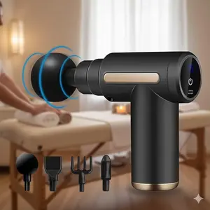 Professional Deep Tissue Massage Gun: High-Torque Portable Muscle Relaxation, Ergonomic Neck & Back Massager for Home Fitness Therapy, Health Gift Set.