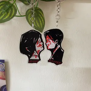 MCR Demolition Lovers Keychain, MCR Sweet Revenge Valentine's Day Matching Keychain, Revenge Era Gift for Her, Lovers Valentine Keychain Gift