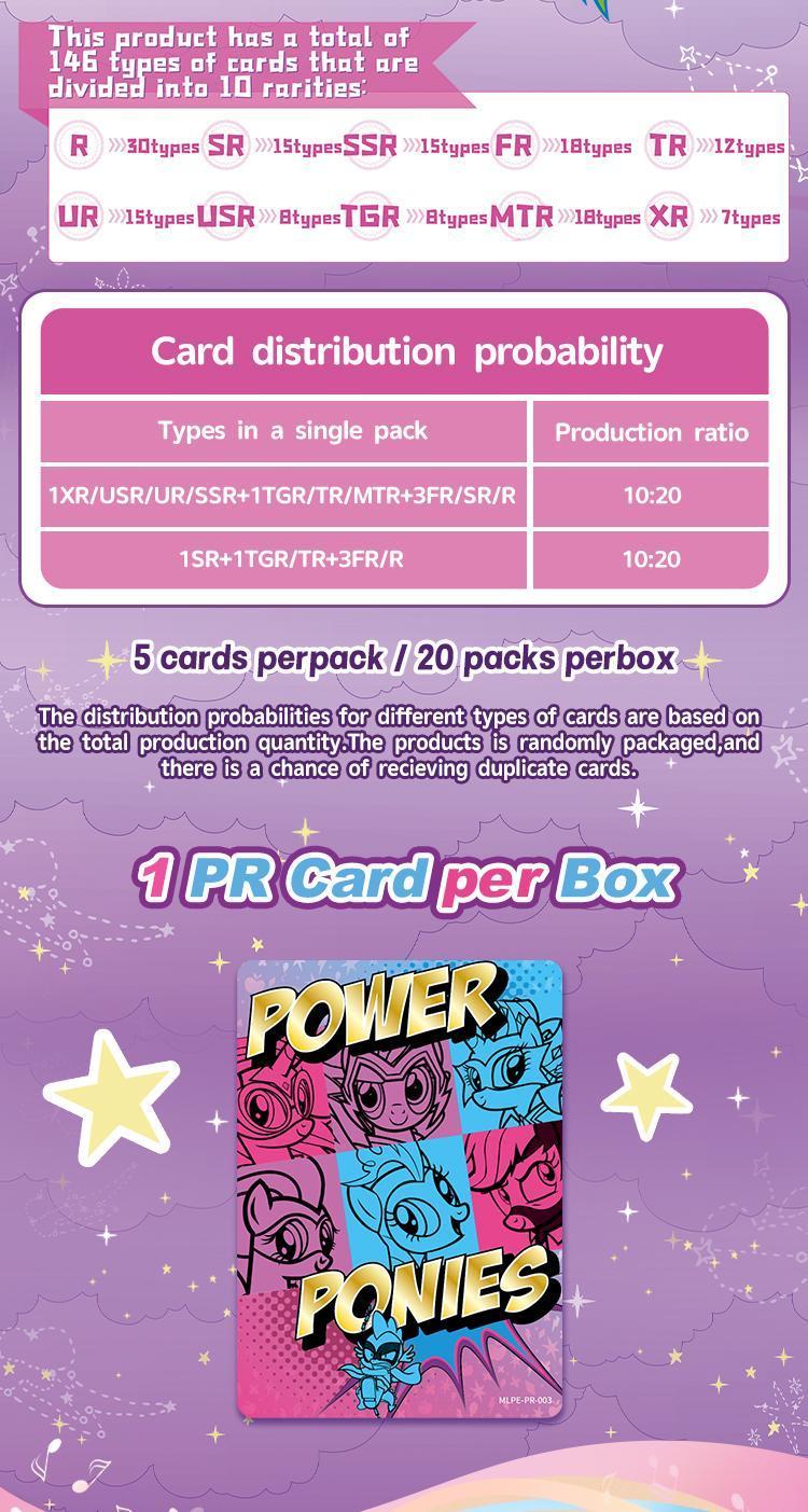 KAYOU My Little Pony-Friendship Eternal Cards-Rainbow Edition-NA-001