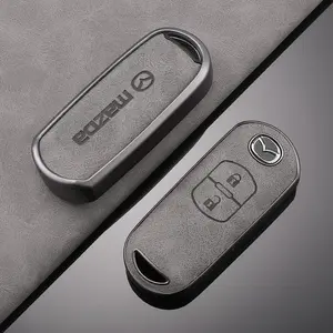 Fashion Tpu Car Key Case, Remote Control Key Full Cover Holder, Compatible with Mazda Models, Durable Protection