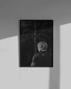 Leon S. Kennedy Poster - Resident Evil Survival Horror Art Print, Gothic Video Game Wall Decor NO FRAMED