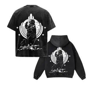 Helldivers 2 Washed T-Shirt & Hoodie Oversize Unisex, Double Printed Streetwear Game Merch Gift For Fan